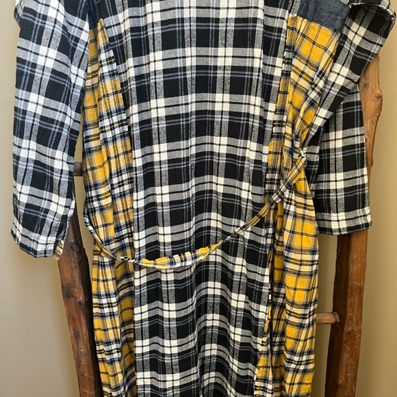 UQNATU Nomad Dress - Mixed Plaid Size Snall & Medium - Picture 11 of 13